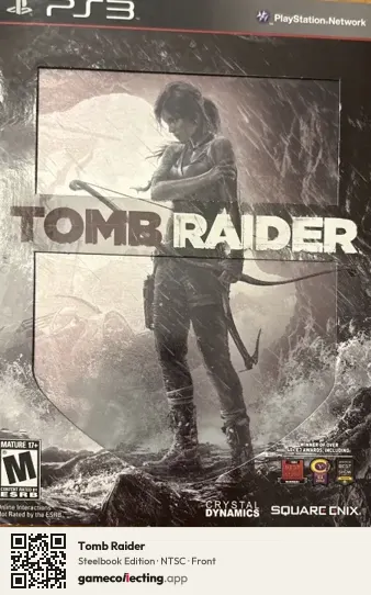 Tomb Raider PlayStation 3, NTSC box front