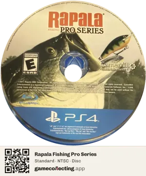 Rapala Fishing Pro Series PlayStation 4, NTSC disc