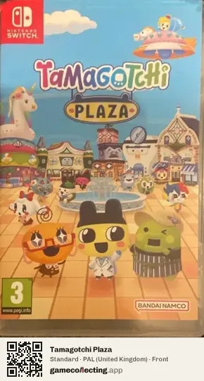 Tamagotchi Plaza Nintendo Switch, United Kingdom box front