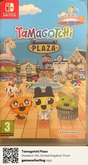 Tamagotchi Plaza Nintendo Switch, United Kingdom box front