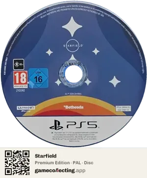 Starfield PlayStation 5, PAL disc