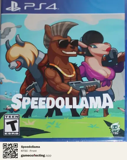 Speedollama PlayStation 4, NTSC box front