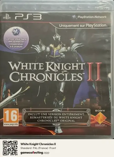 White Knight Chronicles II PlayStation 3, France box front