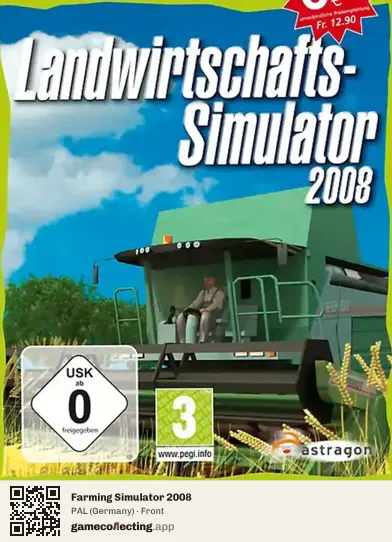 Farming Simulator 2008 Computer, Germany box front