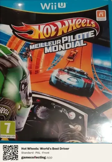 Hot Wheels: World's Best Driver Nintendo Wii U, PAL box front