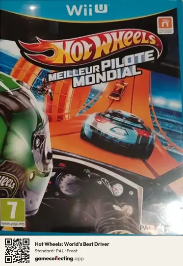 Hot Wheels: World's Best Driver Nintendo Wii U, PAL box front