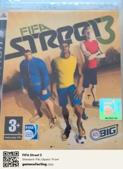 FIFA Street 3 PlayStation 3, Spain box front