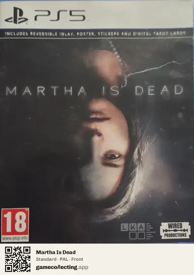 Martha Is Dead PlayStation 5, PAL box front