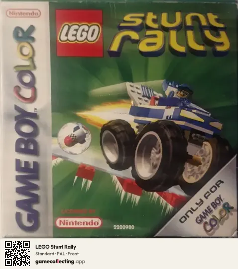 LEGO Stunt Rally Game Boy Color, PAL box front