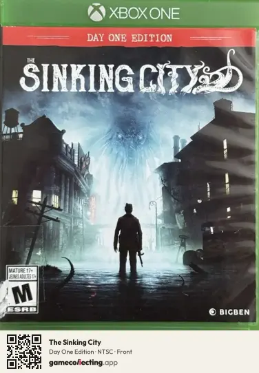 The Sinking City Xbox One, NTSC box front