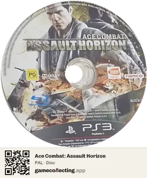 Ace Combat: Assault Horizon PlayStation 3, PAL disc