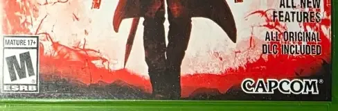 DmC: Devil May Cry, the ESRB box on its front