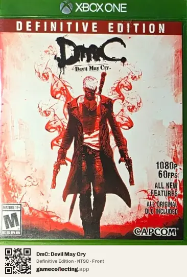 DmC: Devil May Cry Xbox One, NTSC box front