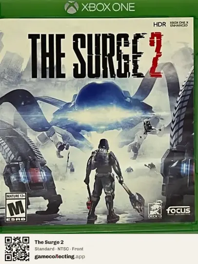 The Surge 2 Xbox One, NTSC box front