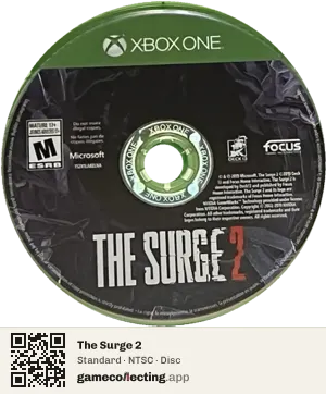 The Surge 2 Xbox One, NTSC disc