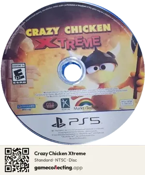Crazy Chicken Xtreme PlayStation 5, NTSC disc