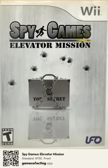 Spy Games: Elevator Mission Nintendo Wii, NTSC box front