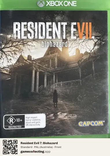 Resident Evil 7: Biohazard Xbox One, Australia box front