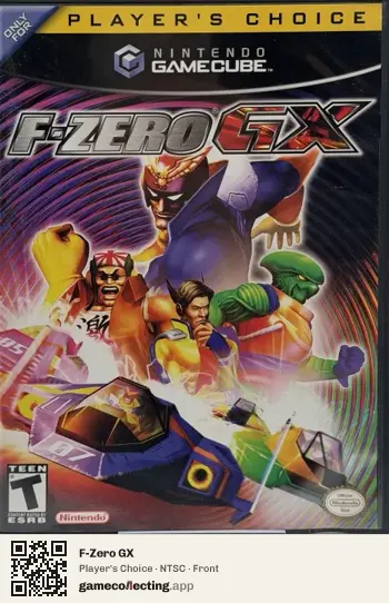 F-Zero GX Nintendo GameCube, NTSC box front