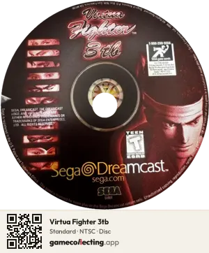 Virtua Fighter 3tb Sega Dreamcast, NTSC disc