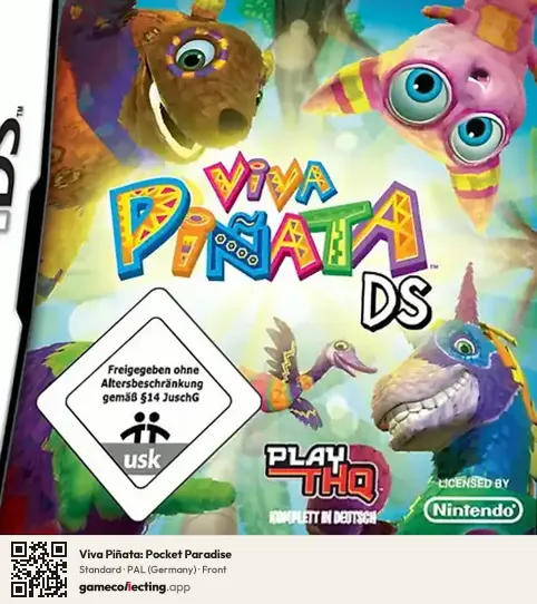 Viva Piñata: Pocket Paradise Nintendo DS, Germany box front
