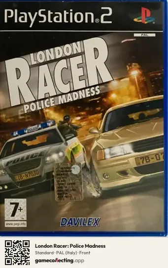 London Racer: Police Madness PlayStation 2, Italy box front