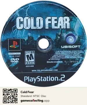 Cold Fear PlayStation 2, NTSC disc