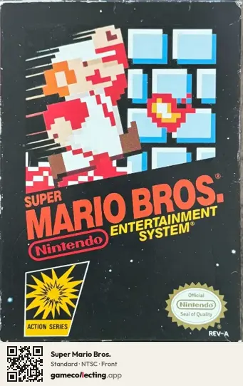 Super Mario Bros. Nintendo Entertainment System, NTSC box front