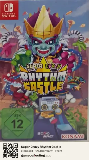 Super Crazy Rhythm Castle Nintendo Switch, Germany box front