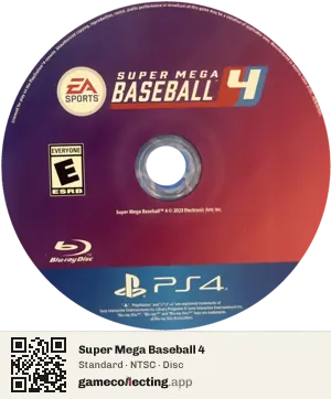 Super Mega Baseball 4 PlayStation 4, NTSC disc