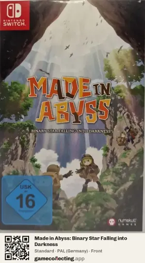 Made in Abyss: Binary Star Falling into Darkness Nintendo Switch, Germany box front