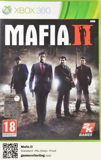 Mafia II Xbox 360, Italy box front