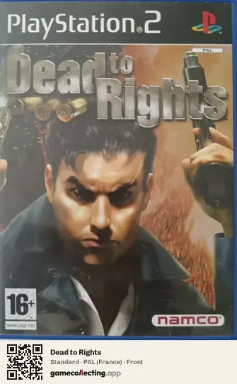 Dead to Rights PlayStation 2, France box front