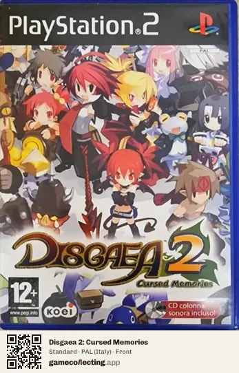 Disgaea 2: Cursed Memories PlayStation 2, Italy box front