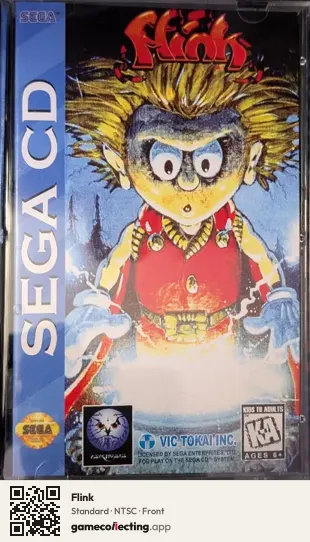Flink Sega Mega-CD / Sega CD, NTSC box front