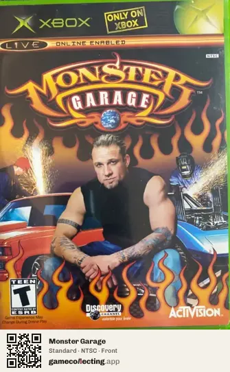 Monster Garage Xbox, NTSC box front