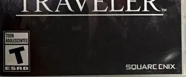 Octopath Traveler, the ESRB box on its front