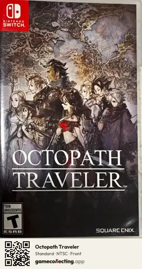 Octopath Traveler Nintendo Switch, NTSC box front