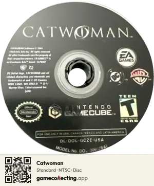 Catwoman Nintendo GameCube, NTSC disc