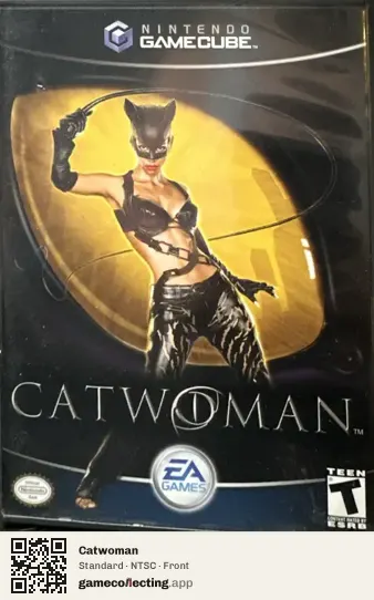 Catwoman Nintendo GameCube, NTSC box front