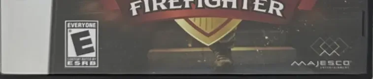 My Hero: Firefighter, the ESRB box on its front