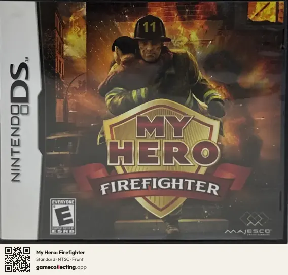 My Hero: Firefighter Nintendo DS, NTSC box front