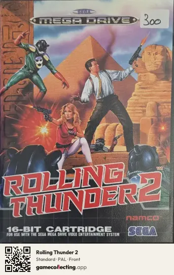 Rolling Thunder 2 Sega Mega Drive / Genesis, PAL box front