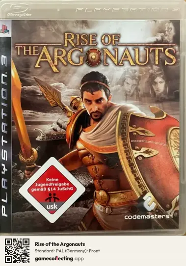 Rise of the Argonauts PlayStation 3, Germany box front