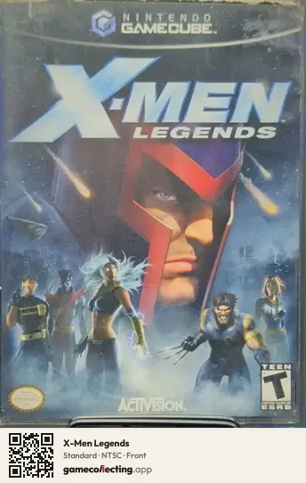 X-Men Legends Nintendo GameCube, NTSC box front