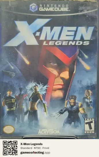 X-Men Legends Nintendo GameCube, NTSC box front