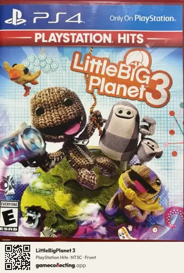 LittleBigPlanet 3 PlayStation 4, NTSC box front
