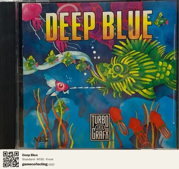 Deep Blue TurboGrafx-16, NTSC box front