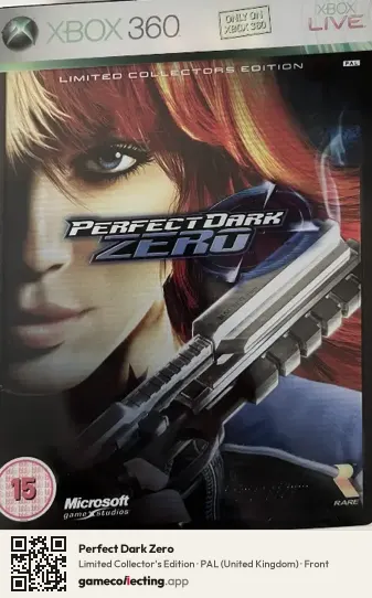 Perfect Dark Zero Xbox 360, United Kingdom box front