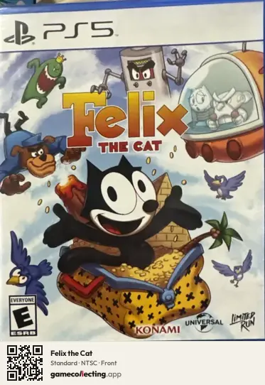 Felix the Cat PlayStation 5, NTSC box front